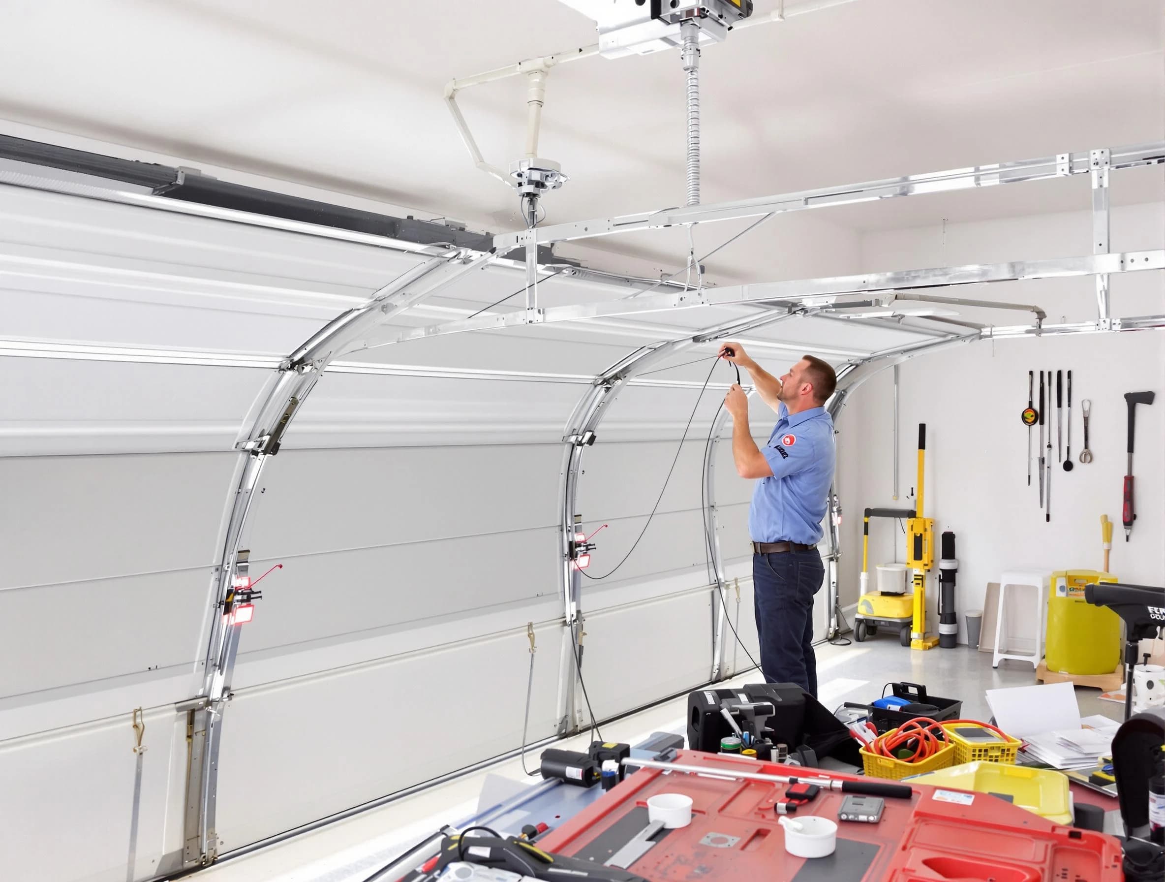Garage door cable repair service by Cambridge Garage Door Repair in Cambridge