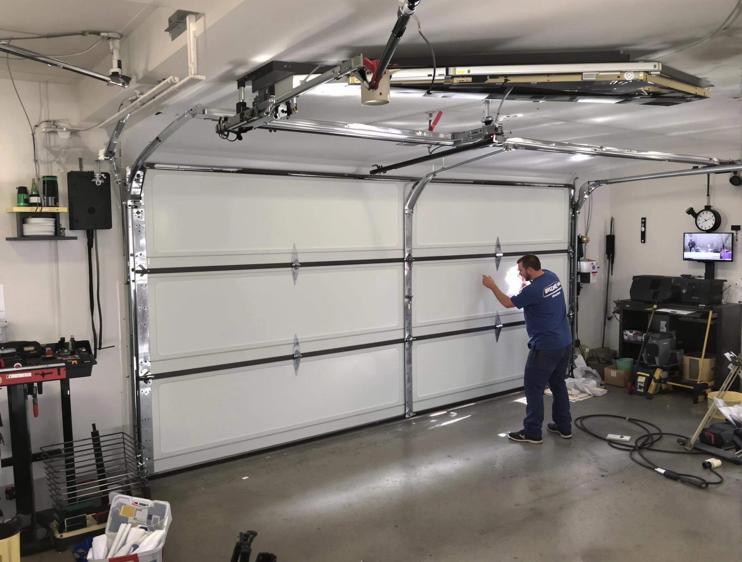 Professional garage door repair service by Cambridge Garage Door Repair in Cambridge