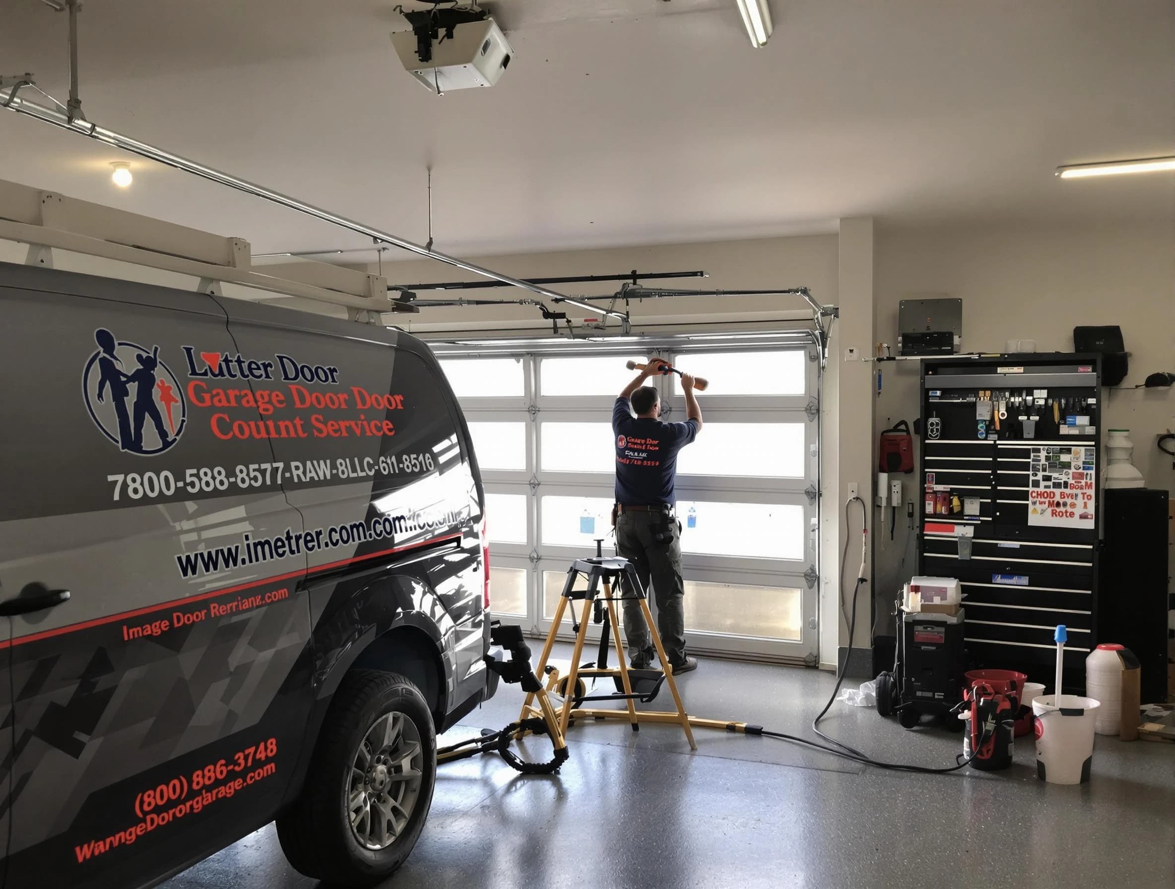 Cambridge Garage Door Repair rapid response team performing same-day repair in Cambridge