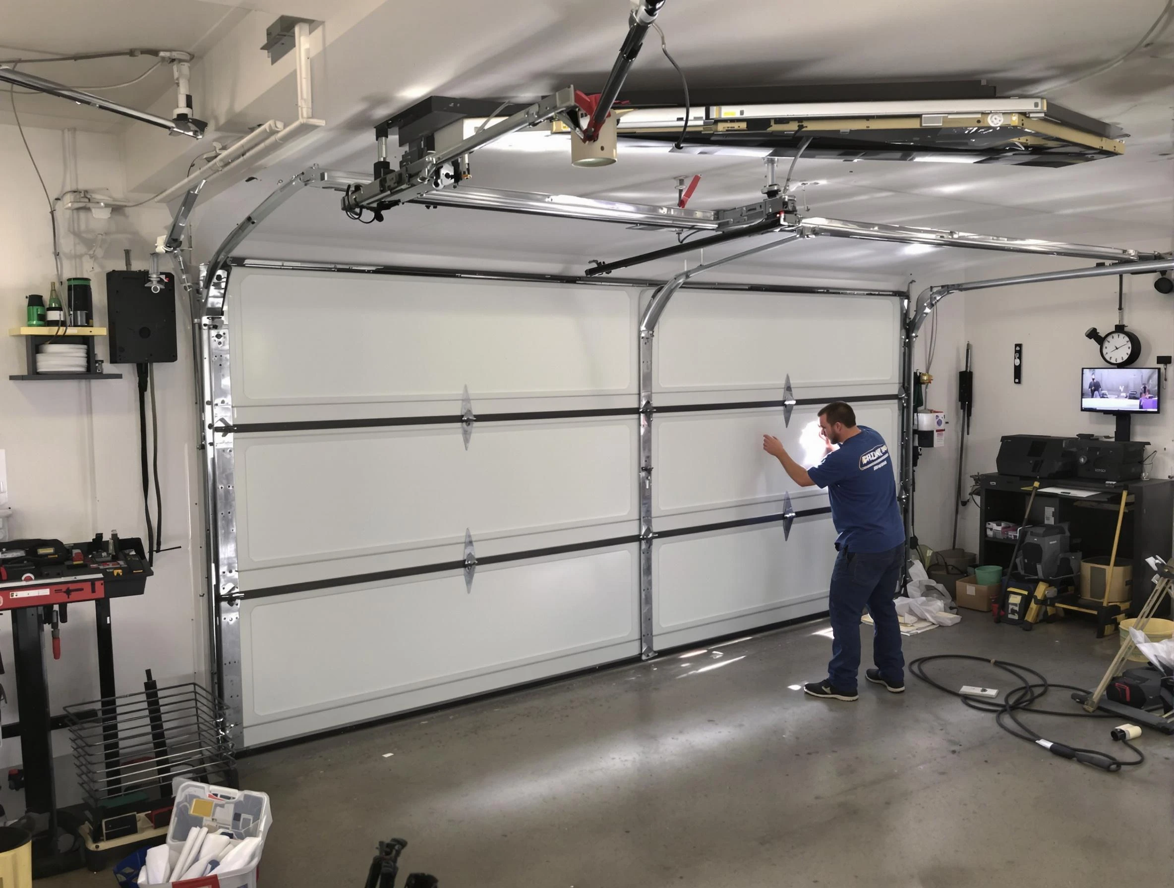 Professional garage door repair service by Cambridge Garage Door Repair in Cambridge