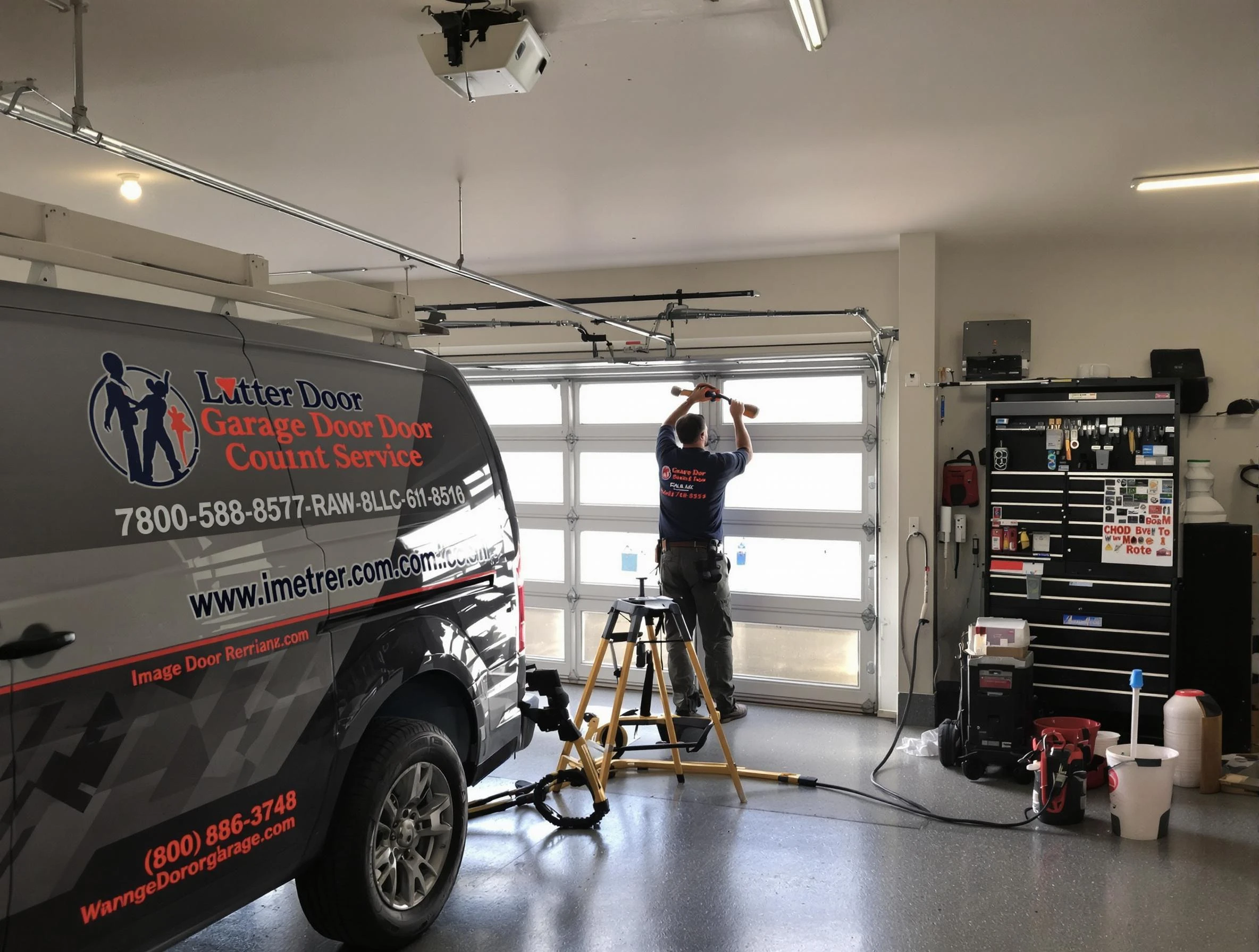 Cambridge Garage Door Repair rapid response team performing same-day repair in Cambridge
